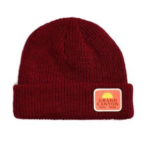 American Needle Men  Knit Beanie Fisher Burgundy New With Tags